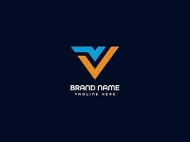 v letter logo vector