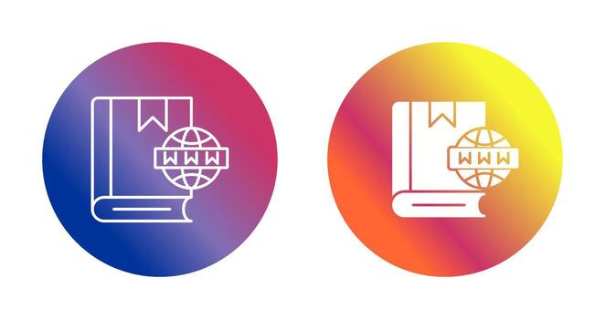 icono de vector de sitio web