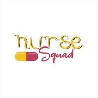 Nurse t-shirt design - Vector graphic, typographic poster, vintage, label, badge, logo, icon or t-shir