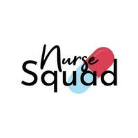 Nurse t-shirt design - Vector graphic, typographic poster, vintage, label, badge, logo, icon or t-shir