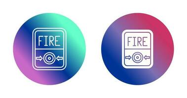 Fire Button Vector Icon