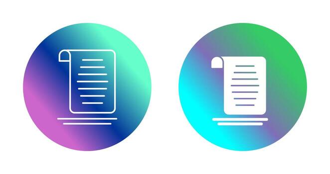 icono de vector de documento