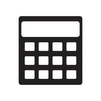 calculator icon vector