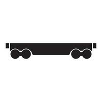 train icon, train carriage vector