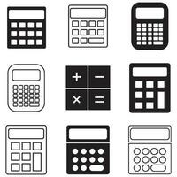 calculator icon vector