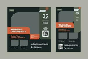 Business Conference  or Event social media banner design vector