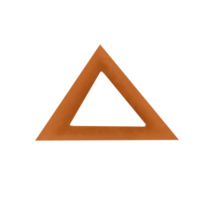 Simple triangle roll png