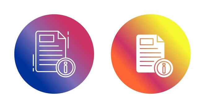 icono de vector de documento