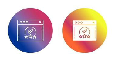 Rating Vector Icon