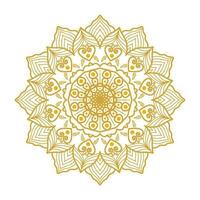 mandala islamic pattern eid decoration illustration vector