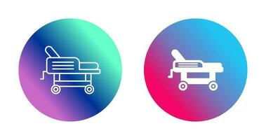 Hospital Bed Vector Icon