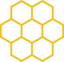 icon honeycomb illustration vector