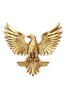 oro águila símbolo, trofeo, país símbolo, animal símbolo. ai generativo png