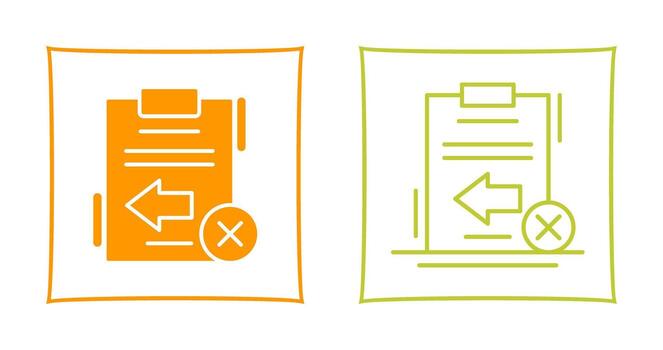 Return Failed Vector Icon