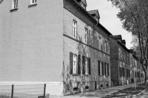 old dwellings in a mining settlement photo