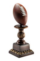 american football trophy, 3d Champion trophy, sport award, Winner prize, champions celebration winning concept. png