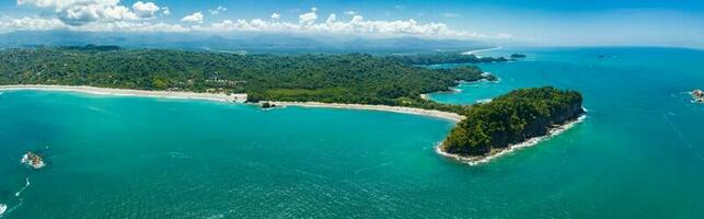 Aerial view of Manuel Antonio National Park in Costa Rica. photo