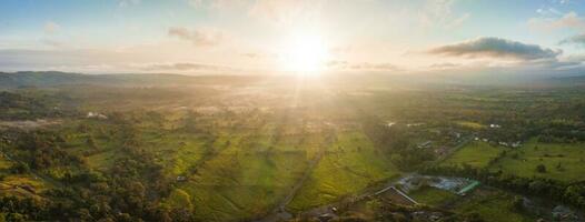 Amazing view of beautiful nature in Costa Rica photo