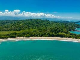 Aerial view of Manuel Antonio National Park in Costa Rica. photo