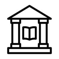 Library Icon Design vector