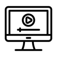 Video Tutorial Icon Design vector