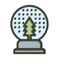 Snow Globe Icon Design vector