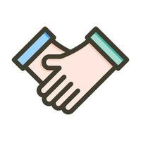 Handshake Icon Design vector