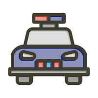 Police Car Icon Design vector