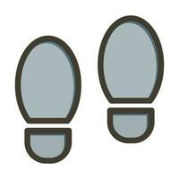 Footprint Icon Design vector