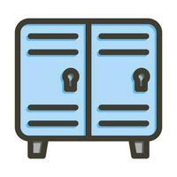 Locker Room Icon Design vector