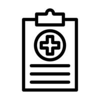 Medical Record Icon Design vector