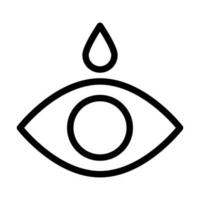 Eye Drop Icon Design vector