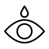 Eye Drop Icon Design vector