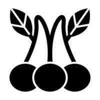 diseño de icono de cereza bing vector