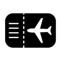 Plane Tickets Vector Glyph Icon For Personal And Commercial Use.