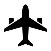 Aircraft Vector Glyph Icon For Personal And Commercial Use.