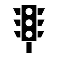 Traffic Control Vector Glyph Icon For Personal And Commercial Use.