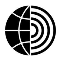 Earth Vector Glyph Icon For Personal And Commercial Use.