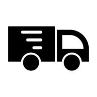 Free Delivery Vector Glyph Icon For Personal And Commercial Use.