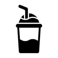 Soft drink Vector Glyph Icon For Personal And Commercial Use.