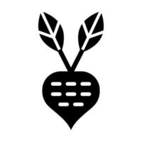 Turnip Vector Glyph Icon For Personal And Commercial Use.