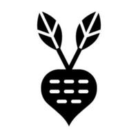 Turnip Vector Glyph Icon For Personal And Commercial Use.