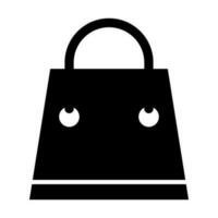 Grocery Bag Vector Glyph Icon For Personal And Commercial Use.