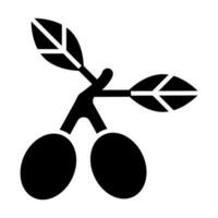 Olive Vector Glyph Icon For Personal And Commercial Use.