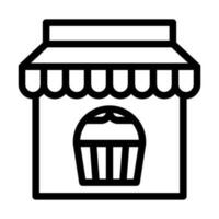 Bakery Vector Thick Line Icon For Personal And Commercial Use.