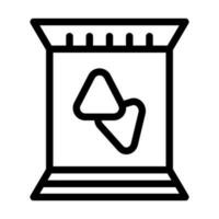 Snack Vector Thick Line Icon For Personal And Commercial Use.