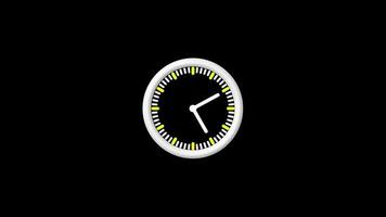 l'horloge minuteur 4k. video