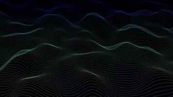 particle wave background. video