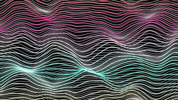 particle wave background. video