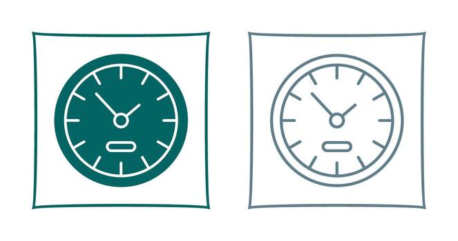 Clock Vector Icon